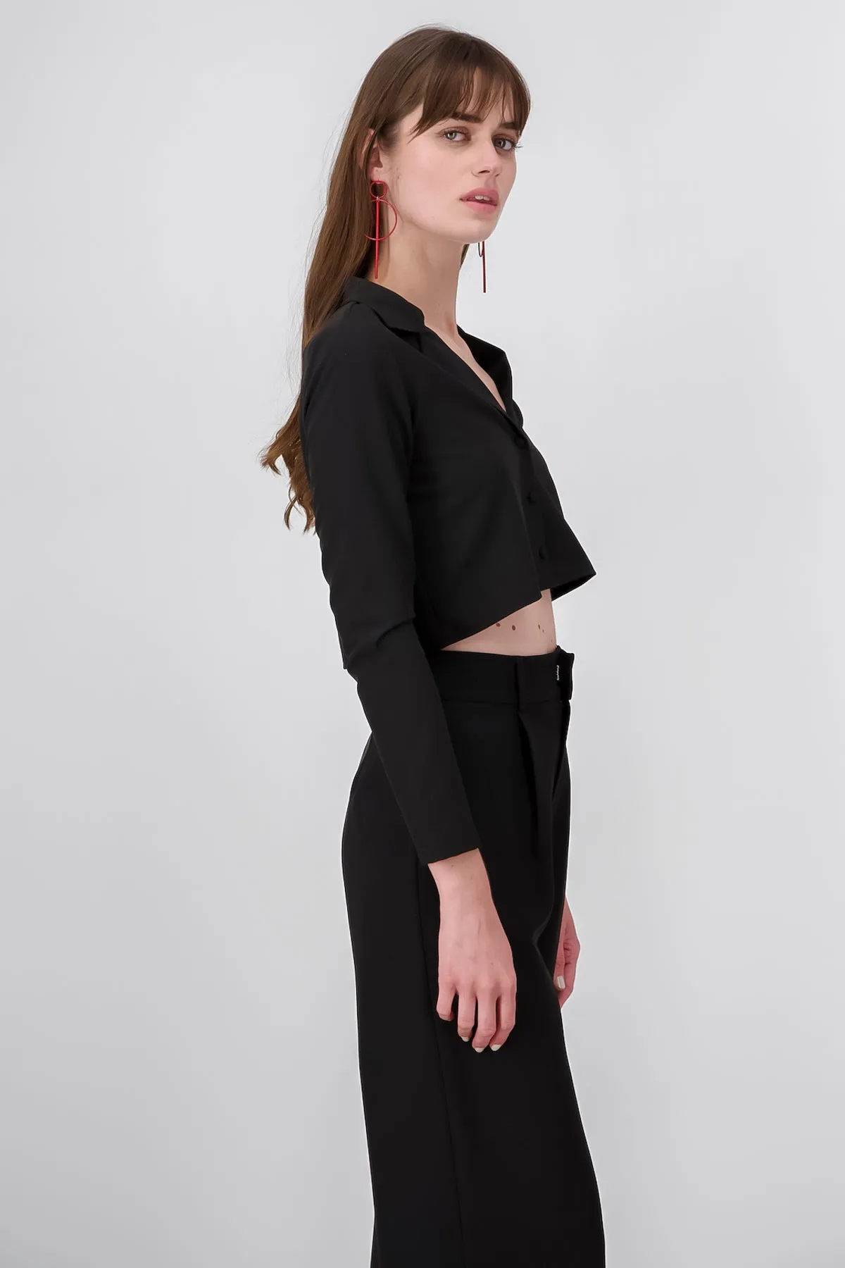 Camisa crop textura manga larga sold by Shasa product image thumbnail 3