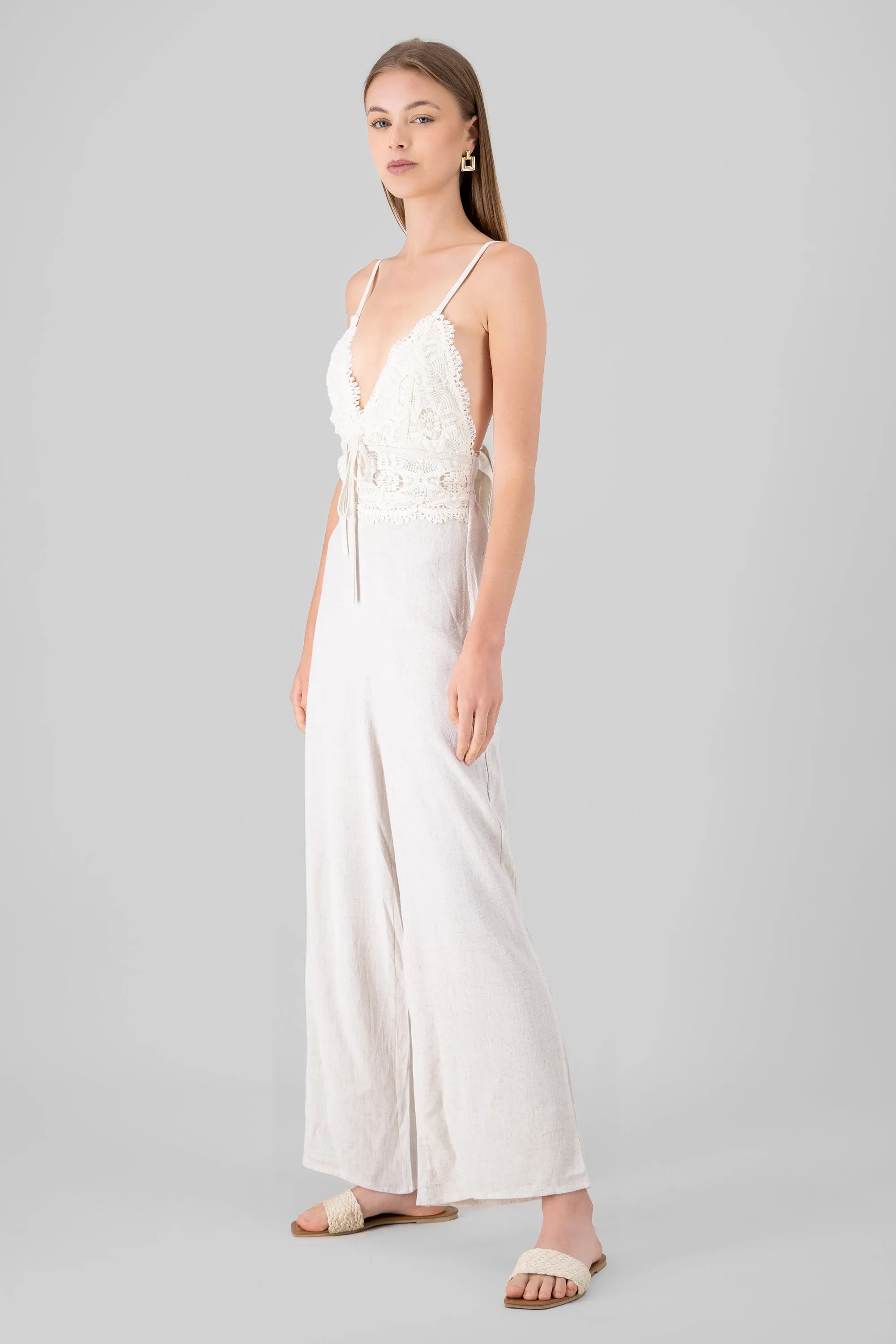 Jumpsuit lino crochet sold by Shasa product image thumbnail 3