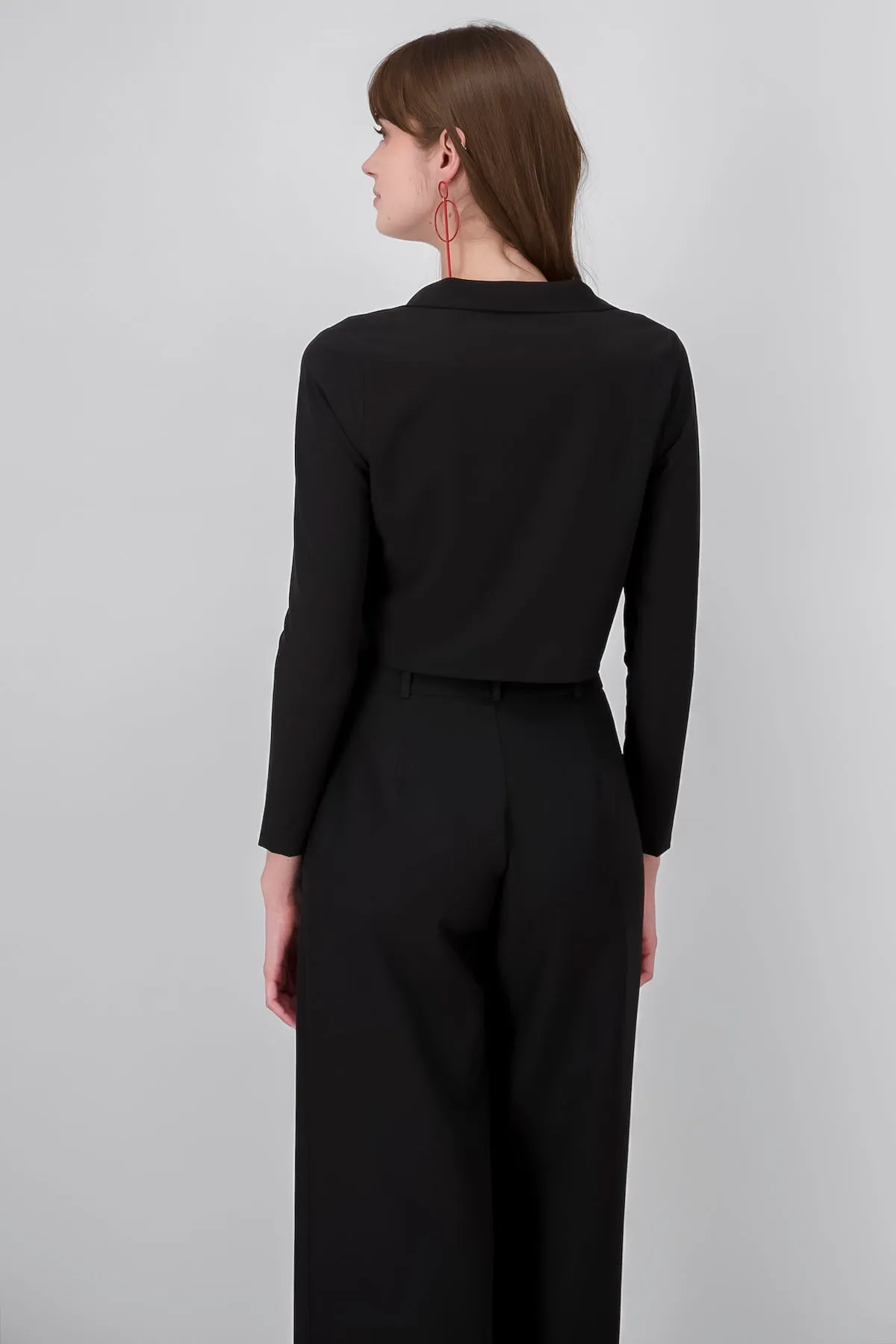 Camisa crop textura manga larga sold by Shasa product image thumbnail 4