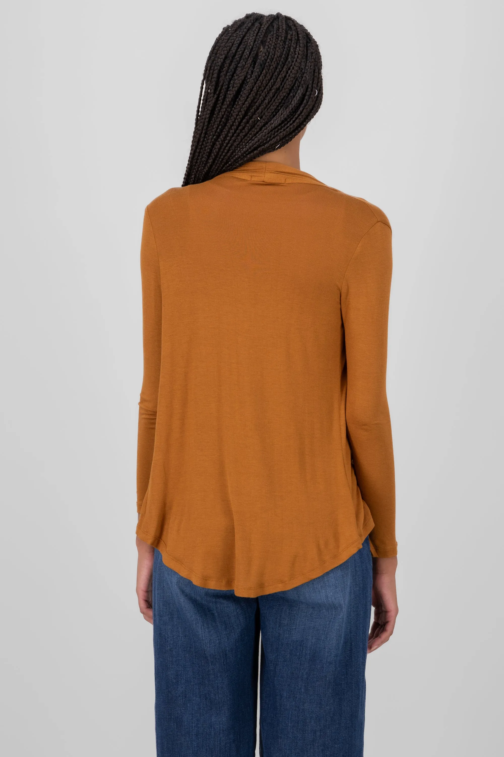 Cárdigan Corto Caída Cascada Manga Larga sold by Shasa product image thumbnail 4