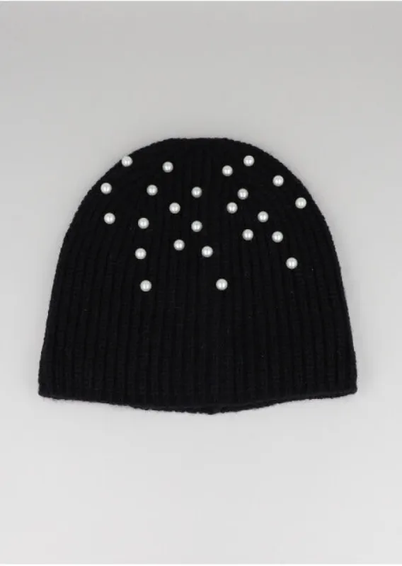 Gorro tejido perlas sold by Shasa