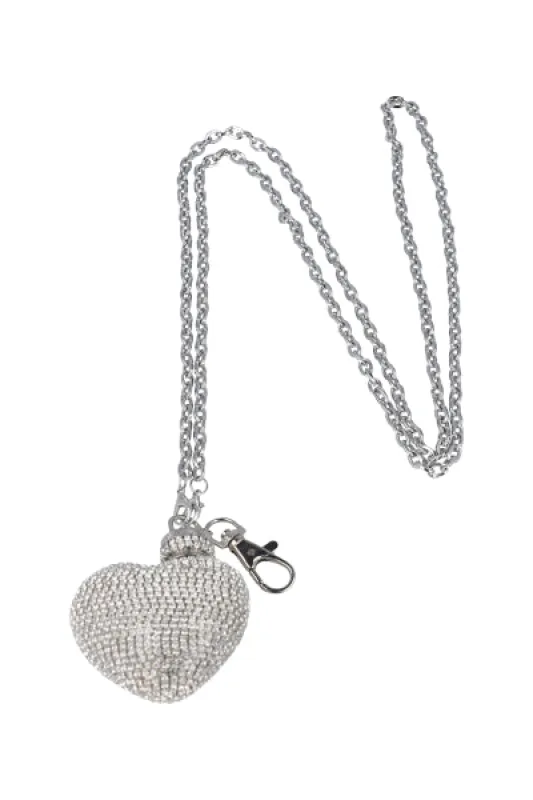 Cinturón cadena licorera corazón brillos sold by Shasa