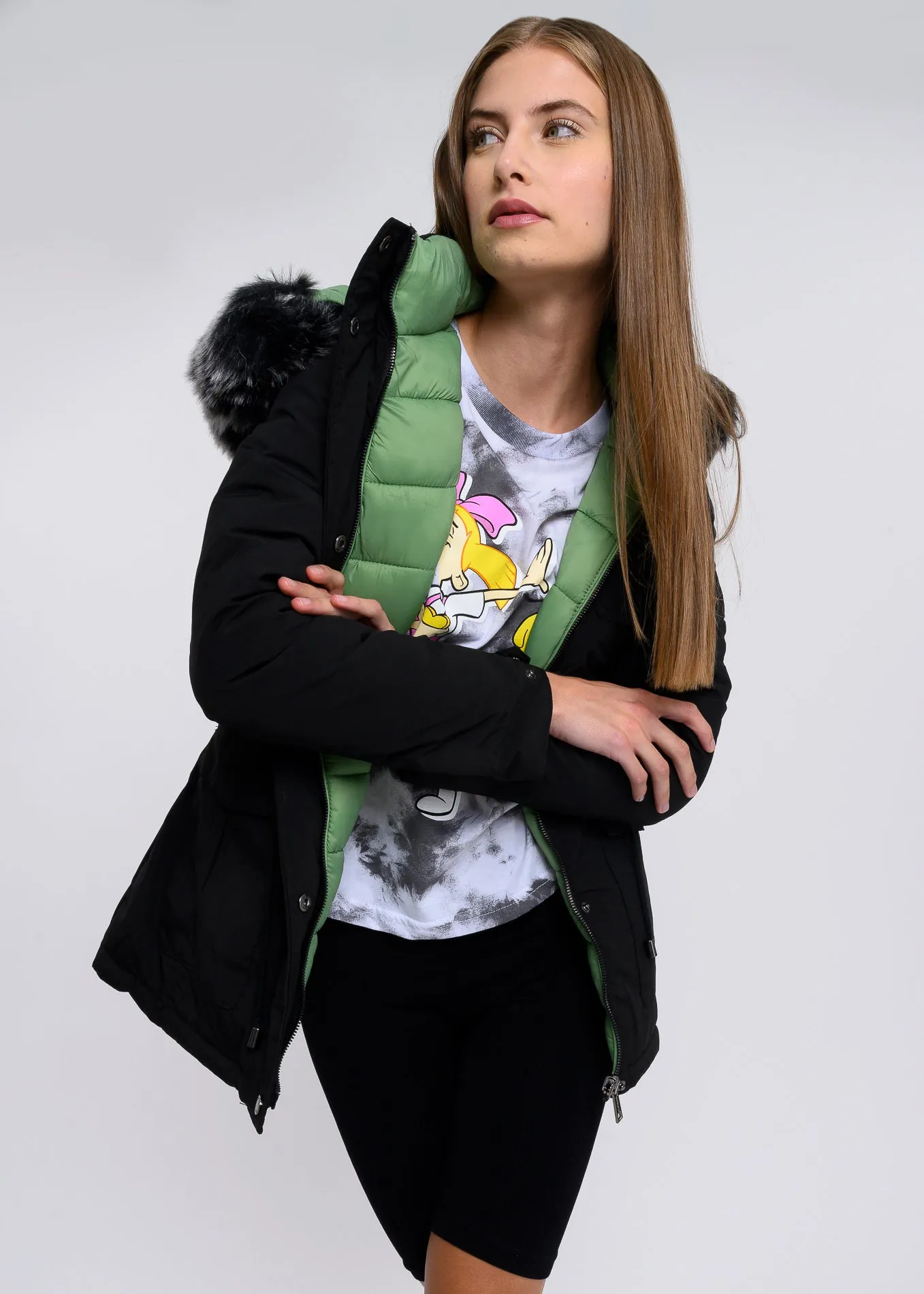 Parka gorro peluche sold by Shasa