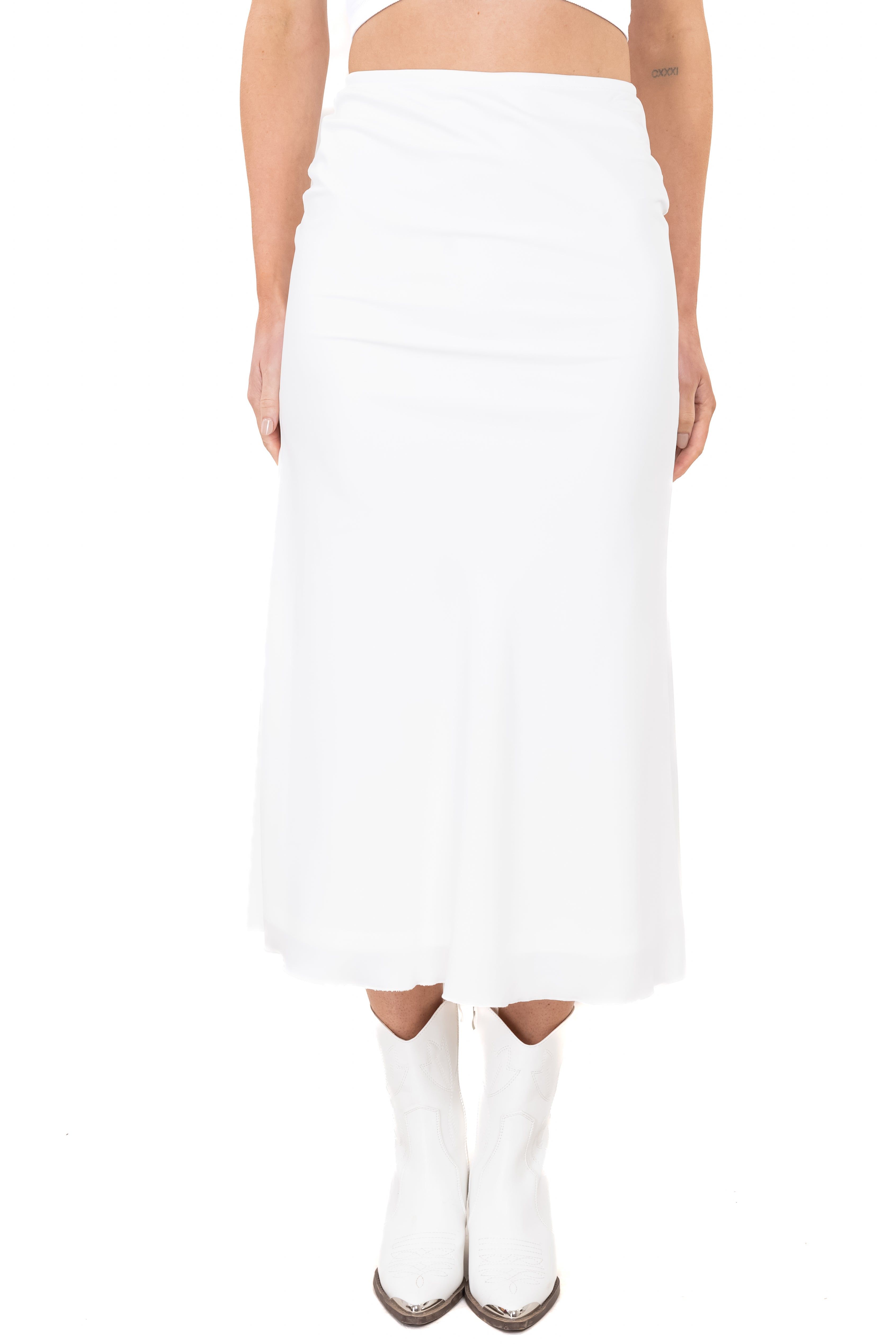 Falda midi lisa satinada sold by Shasa product image thumbnail 5