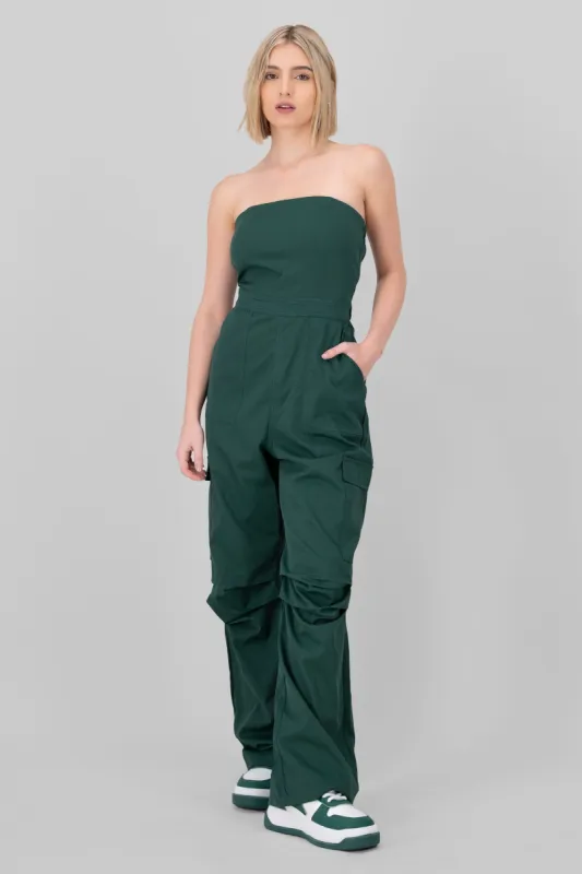 Jumpsuit Strapless Cargo sold by Shasa