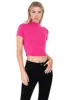 Blusa manga corta cuello alto sold by Shasa