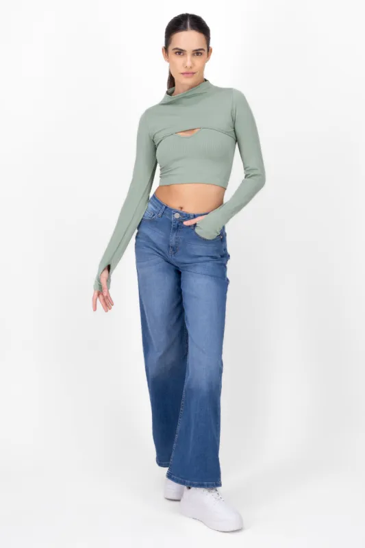 Jeans wide leg básicos sold by Shasa