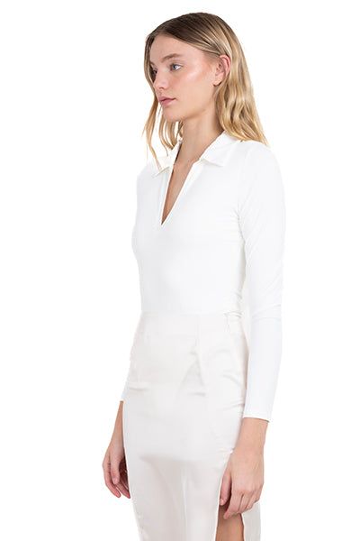 Bodysuite monocolor cuello polo sold by Shasa product image thumbnail 3