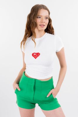 Top crop corazón sold by Shasa