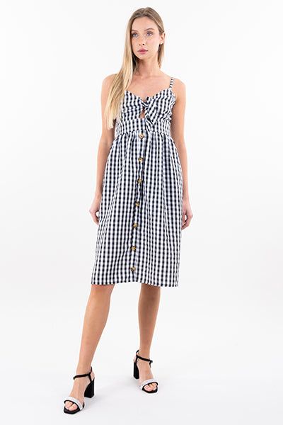 Vestido Midi Tirantes Cuadros sold by Shasa