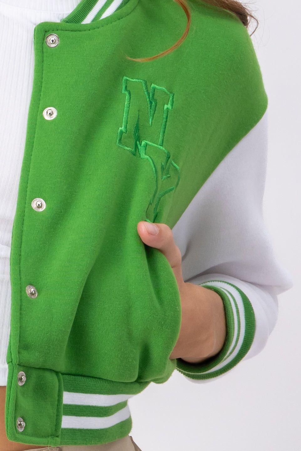 Chamarra bomber bordado NY sold by Shasa product image thumbnail 5