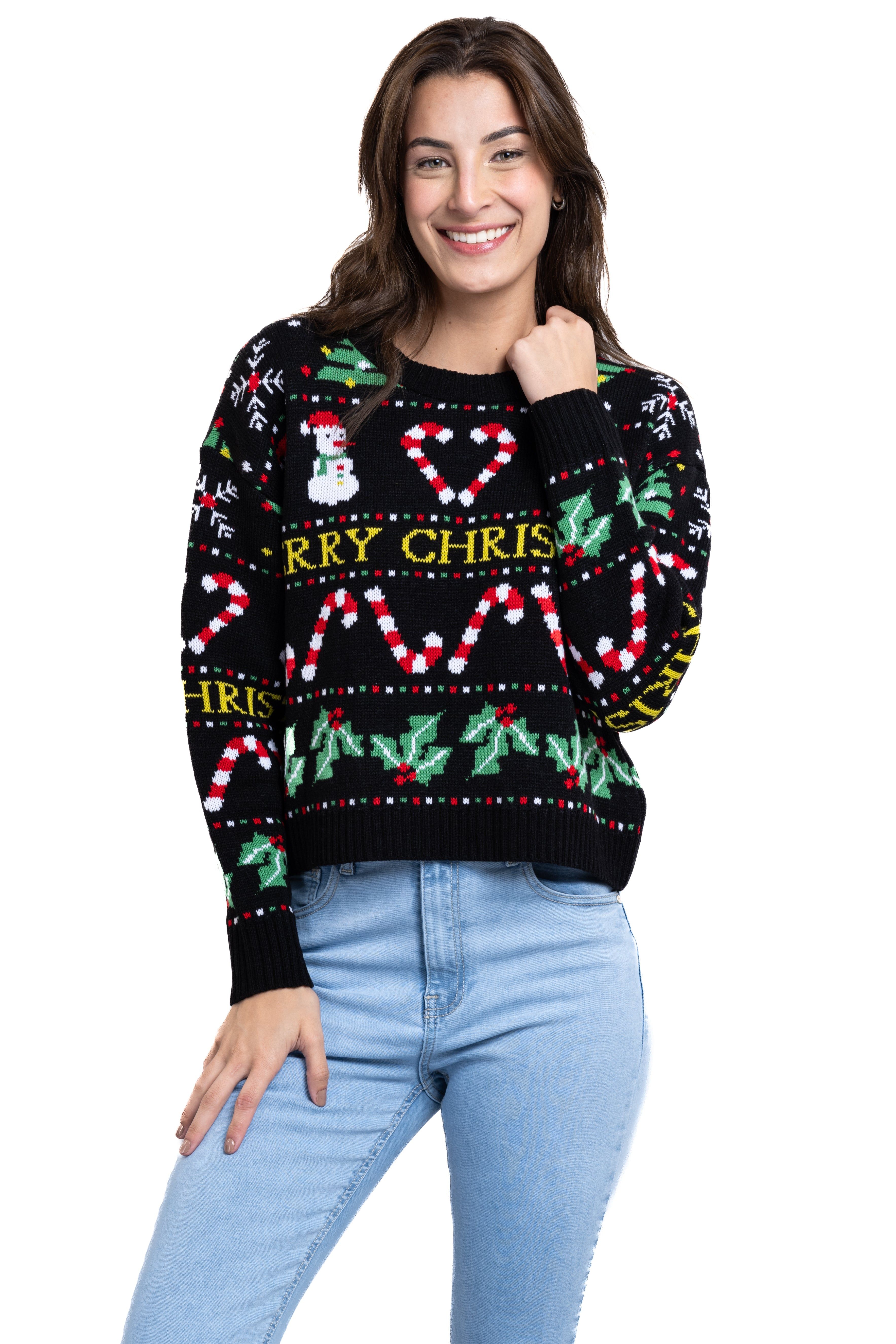 Suéter navideño merry christmas sold by Shasa