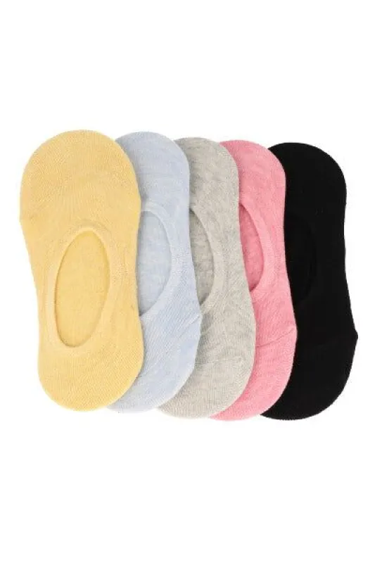 Set 5 pares cubrepie multicolor sold by Shasa