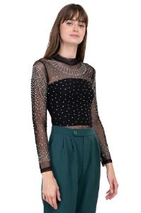 Bodysuit Brillos Detalle Cuello sold by Shasa