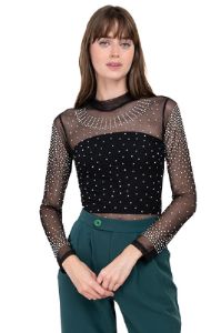 Bodysuit Brillos Detalle Cuello sold by Shasa