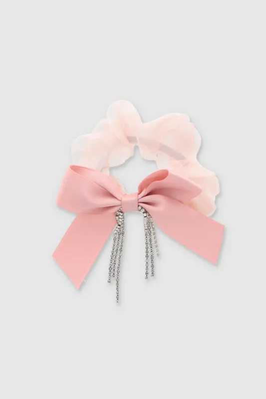 Scrunchie moño brillos sold by Shasa