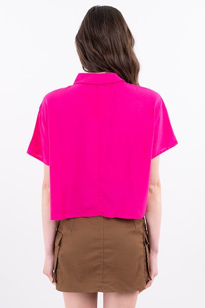 Camisa crop manga corta sold by Shasa product image thumbnail 4