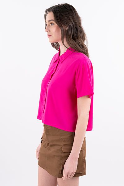 Camisa crop manga corta sold by Shasa product image thumbnail 2