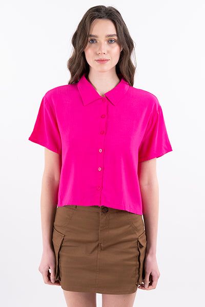 Camisa crop manga corta sold by Shasa product image thumbnail 3