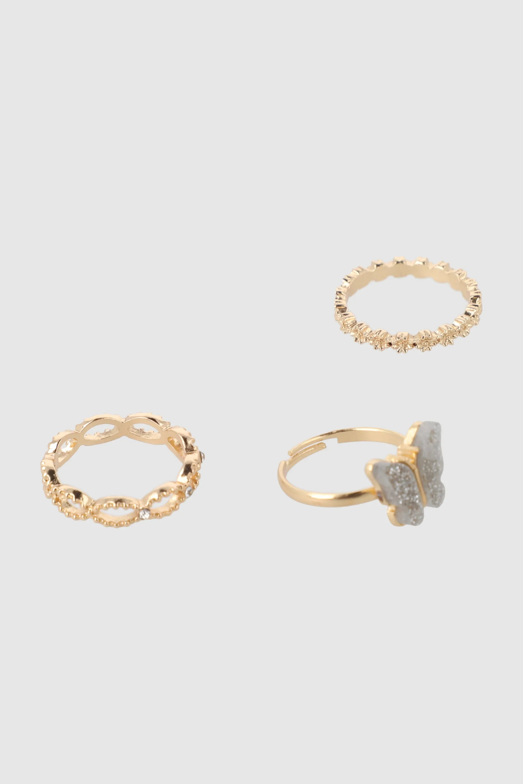 3 PR ANILLOS MARIPOSA COLOR sold by Shasa product image thumbnail 2