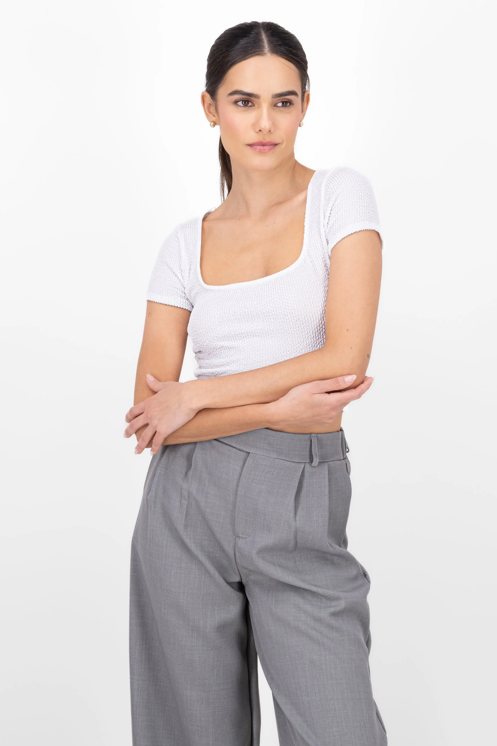 Top Escote Cuadrado Textura sold by Shasa