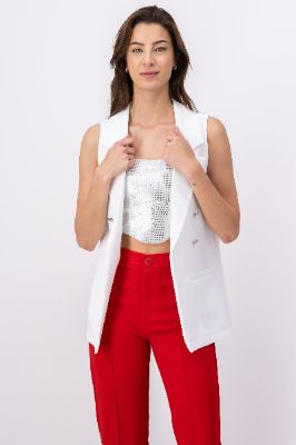 Chaleco sastre botones metálicos sold by Shasa