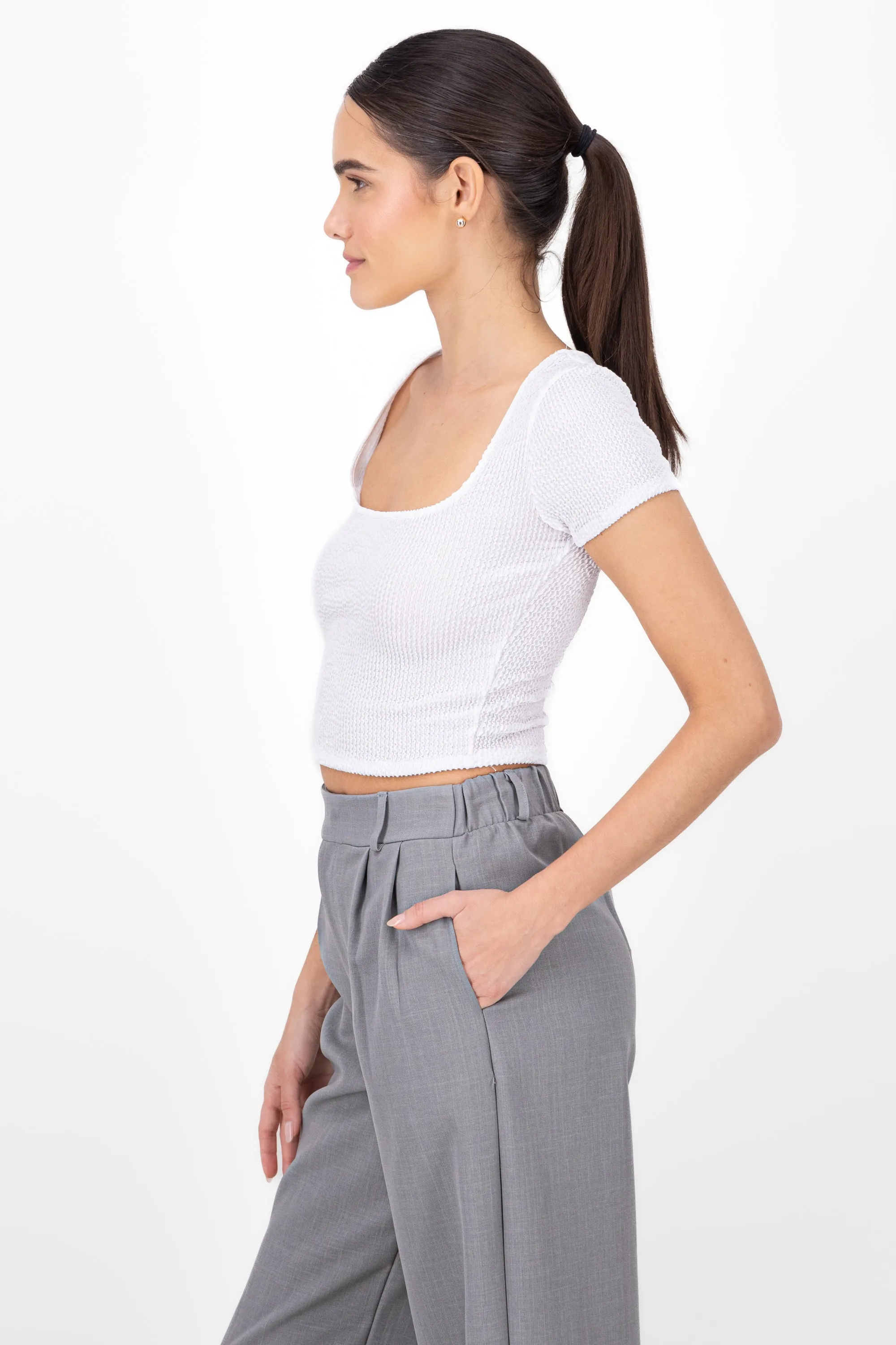 Top Escote Cuadrado Textura sold by Shasa product image thumbnail 4