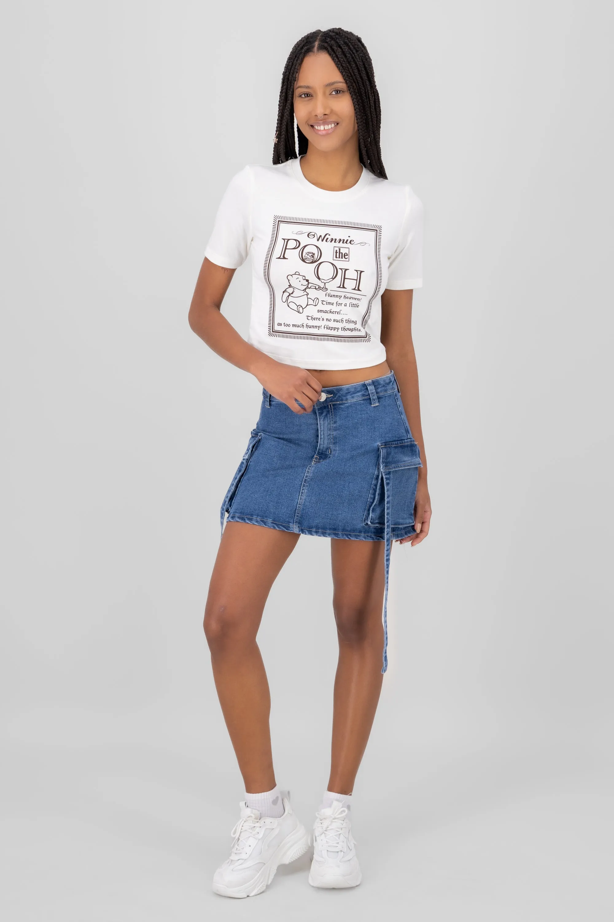 Falda cargo 2 bolsa con tiras sold by Shasa