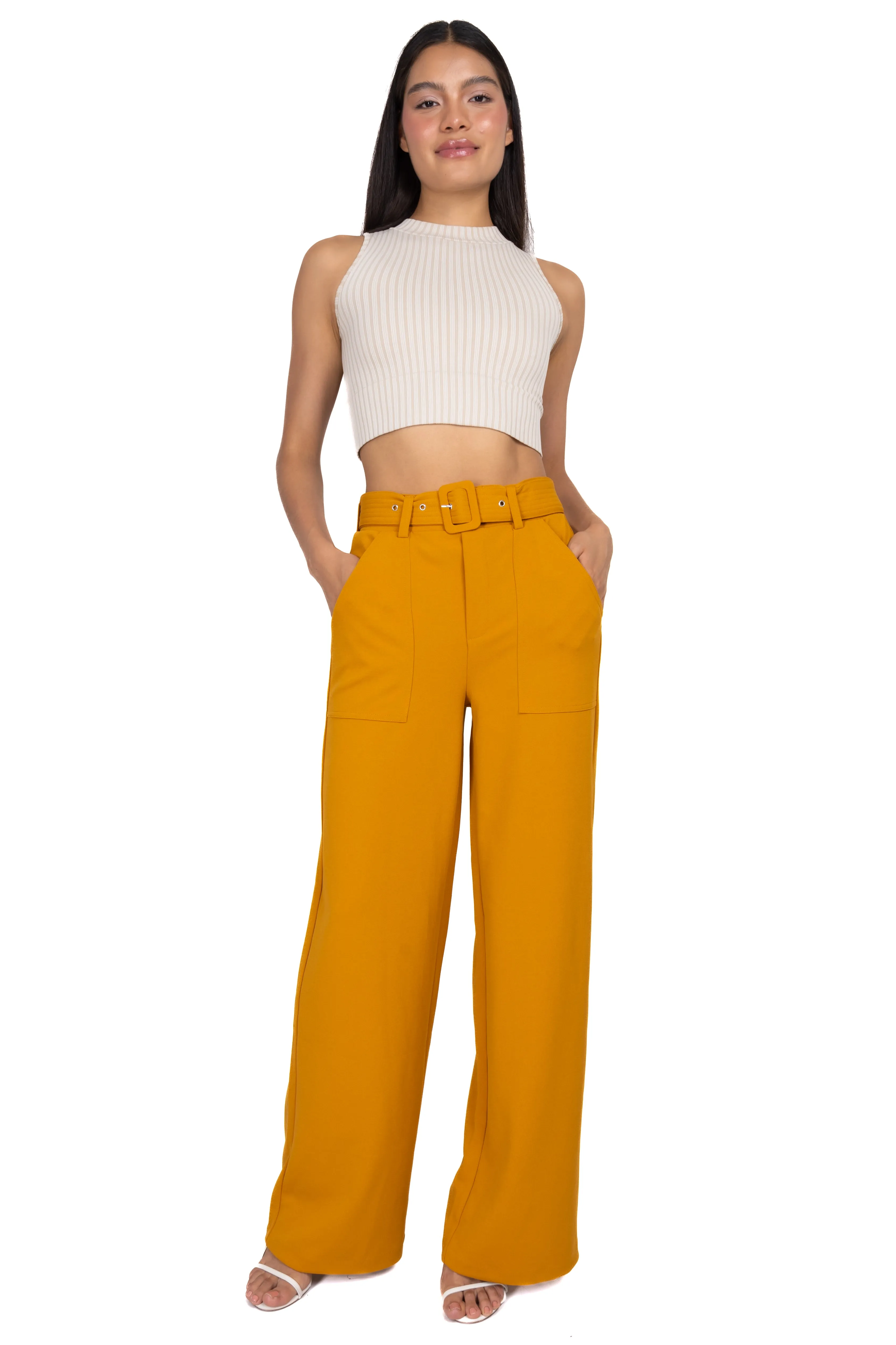 Pantalón amplio cinturón bolsillos sold by Shasa product image thumbnail 2