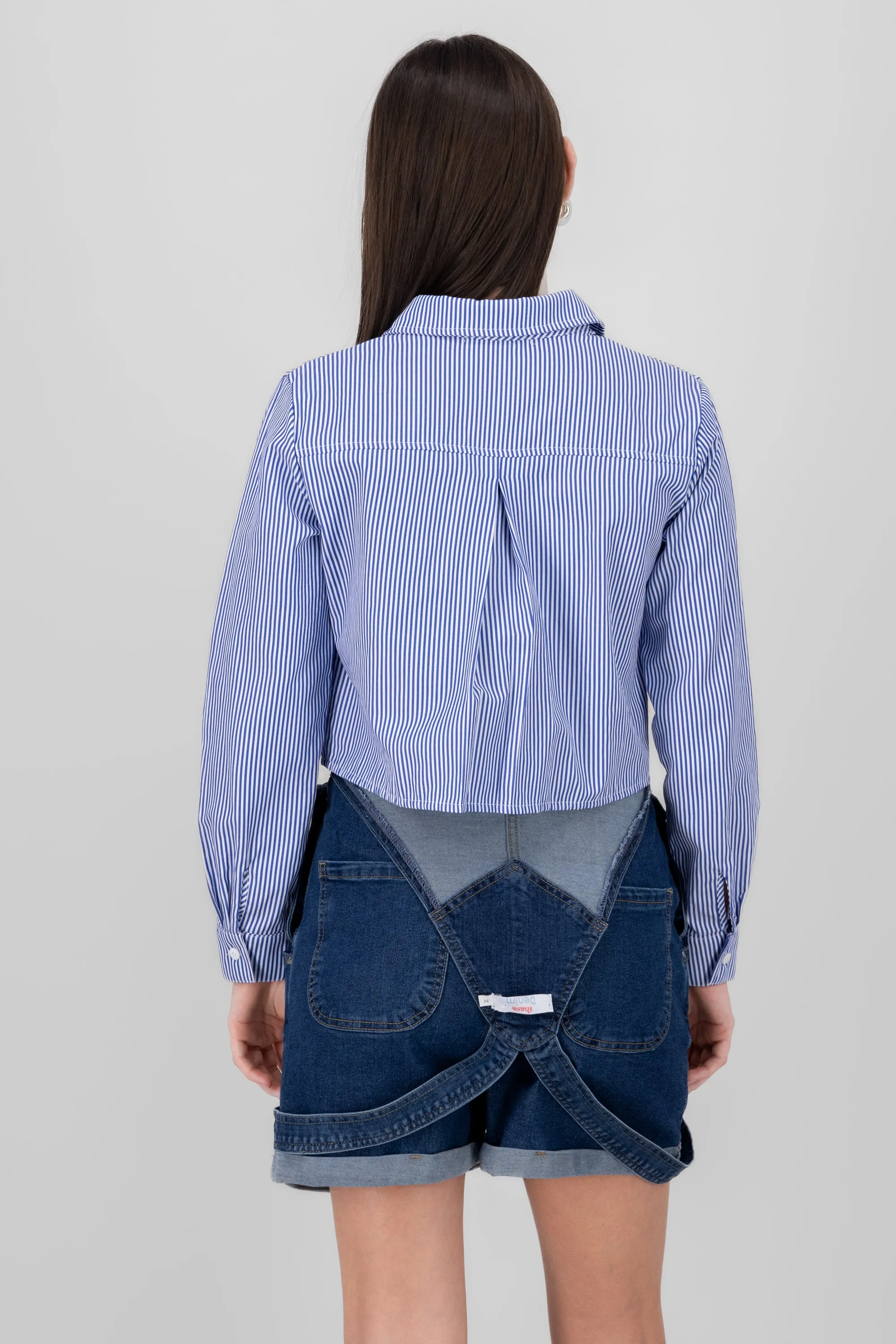 Camisa crop rayas sold by Shasa product image thumbnail 4