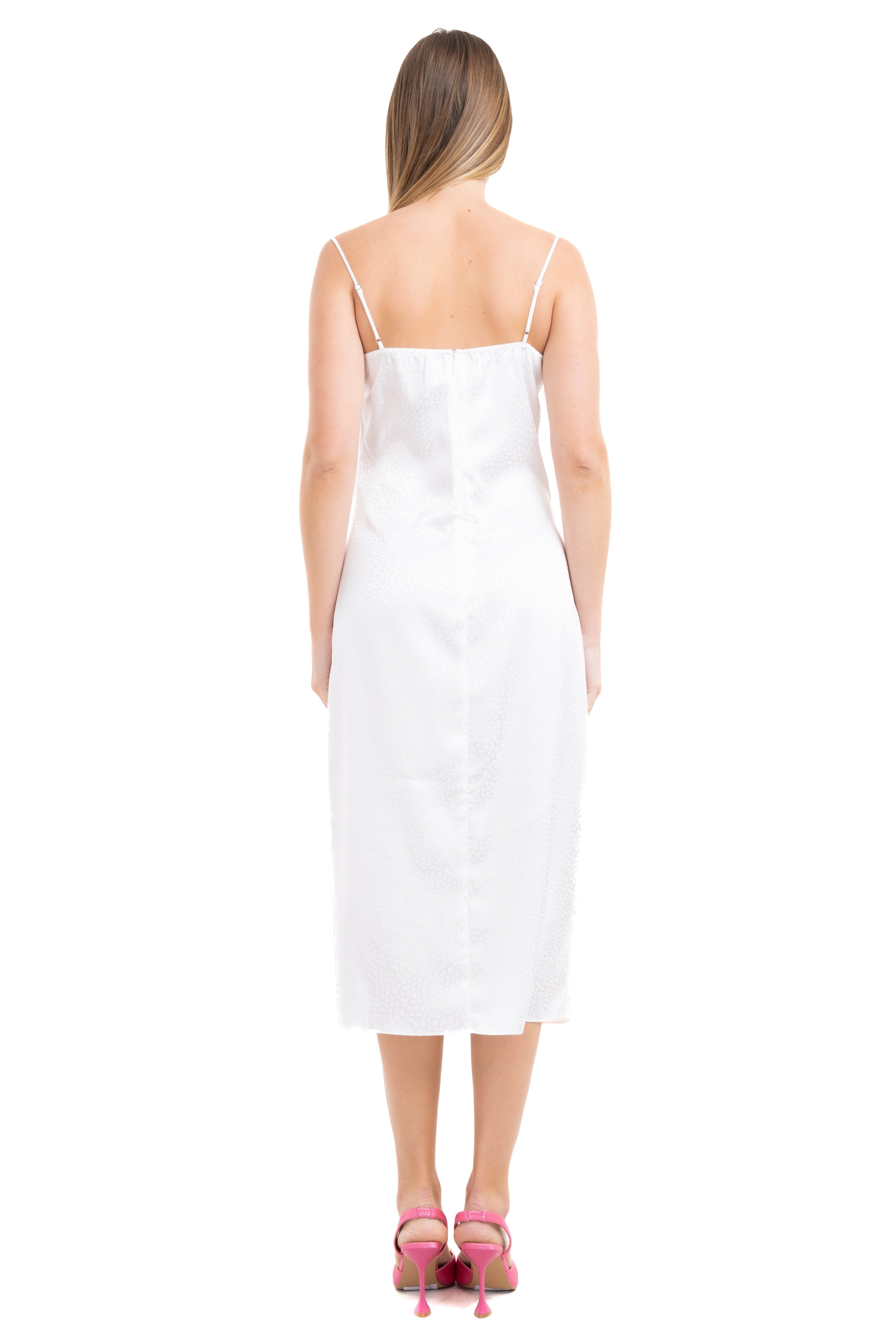 Vestido midi satinado estampado sold by Shasa product image thumbnail 4