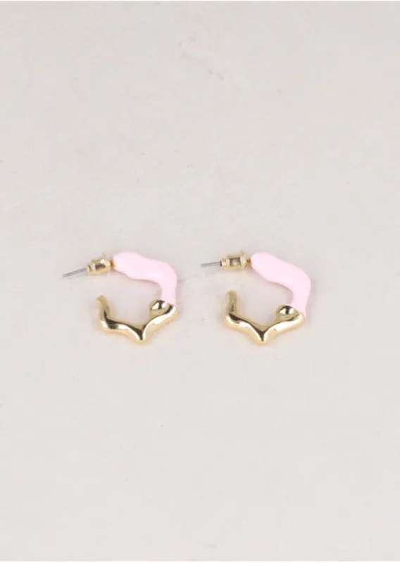 Arracadas Textura Esmalte sold by Shasa