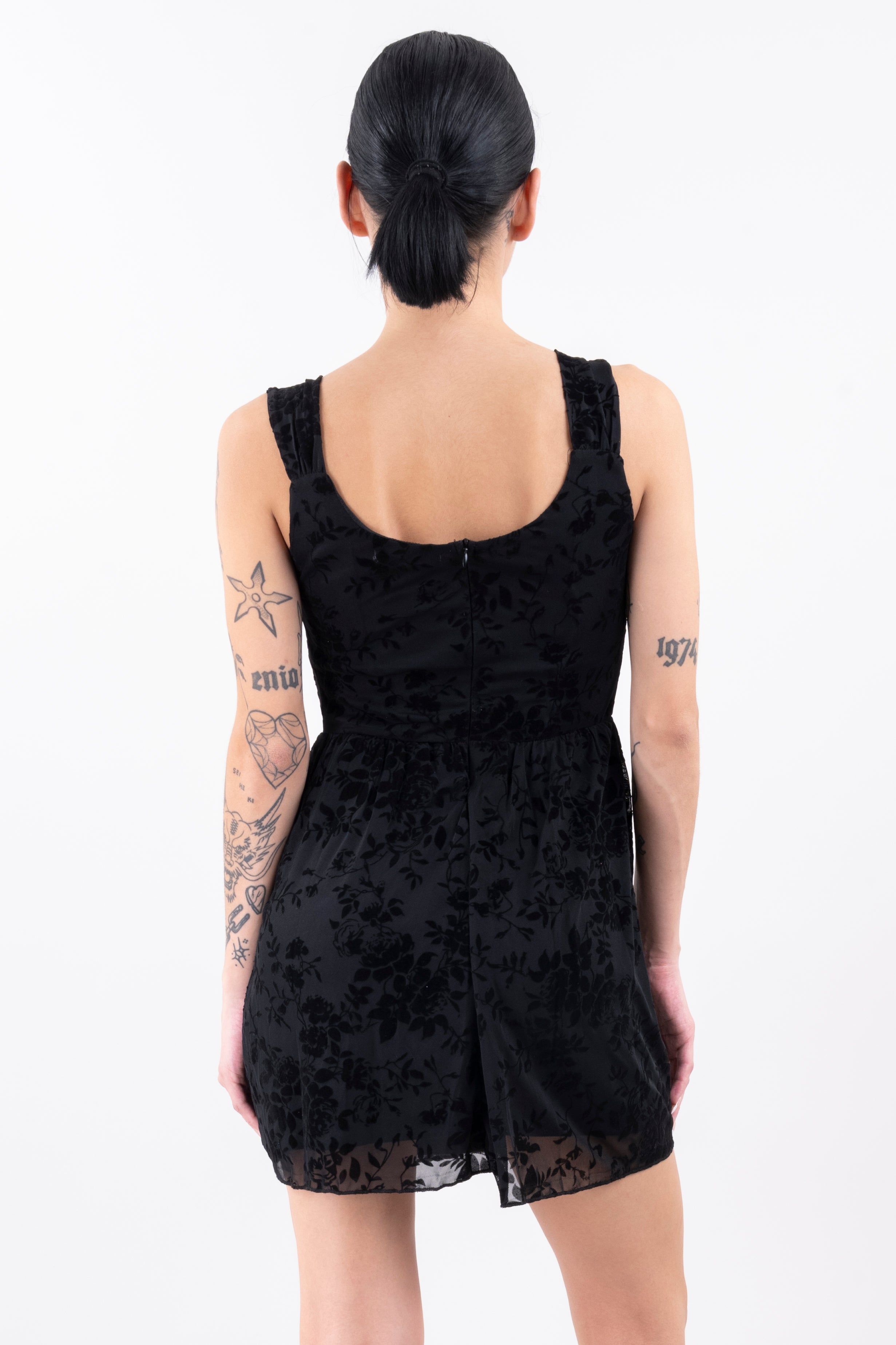 Vestido mini flores flock sold by Shasa product image thumbnail 4