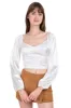 Blusa satín manga larga sold by Shasa