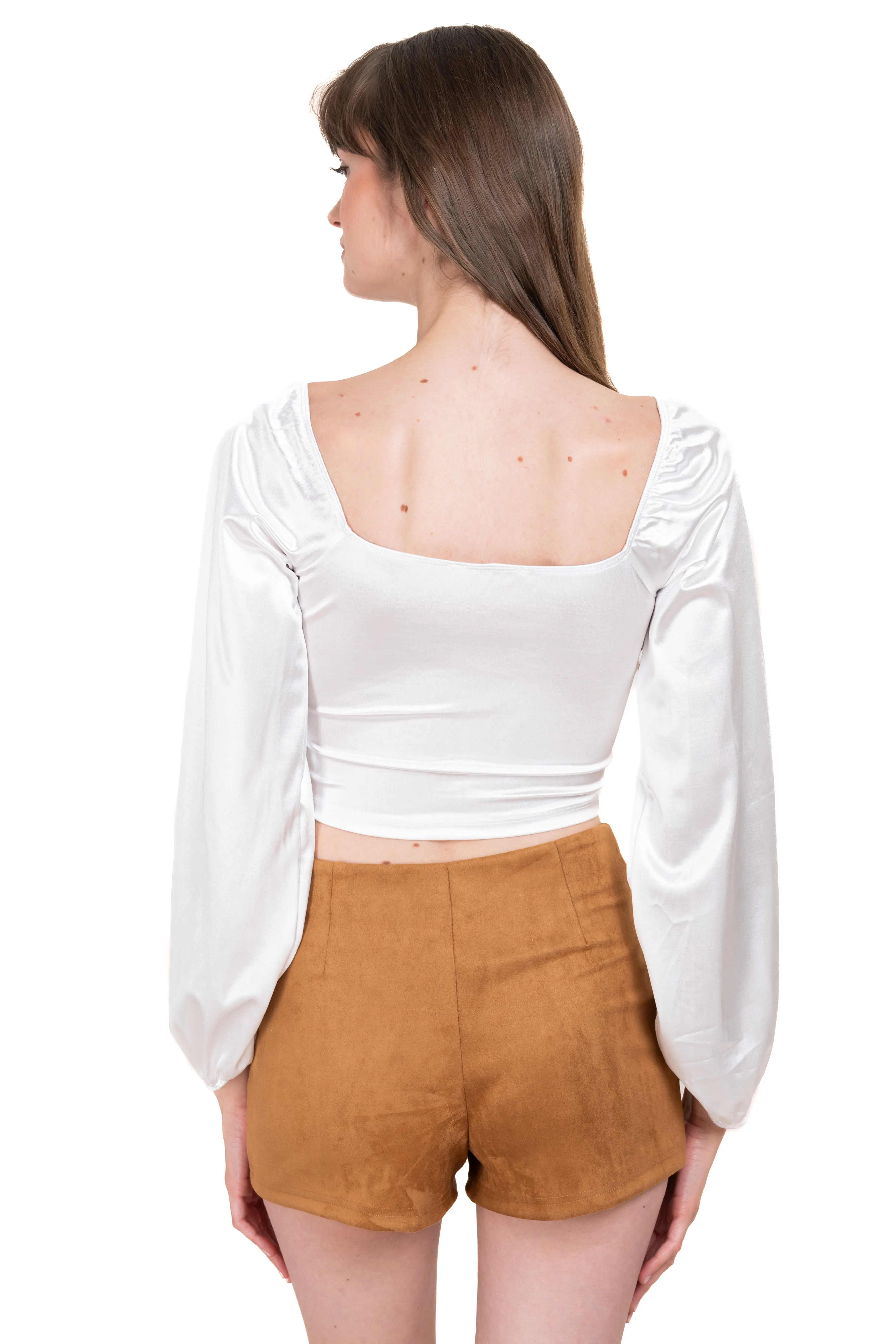 Blusa satín manga larga sold by Shasa product image thumbnail 4
