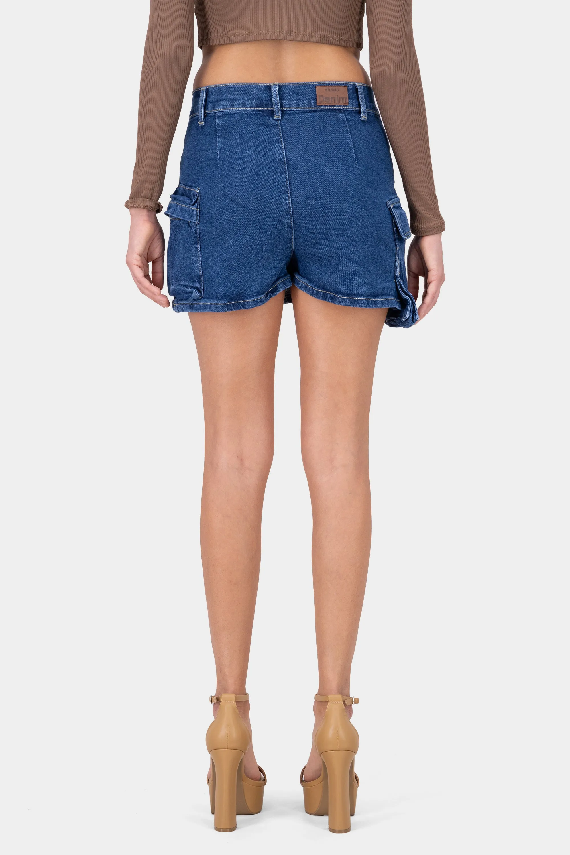 Falda short cargo asimétrica sold by Shasa product image thumbnail 4