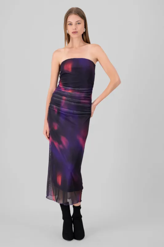 Vestido maxi mesh sold by Shasa