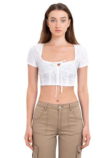 Top crop oversize brillos sold by Shasa product image thumbnail 2