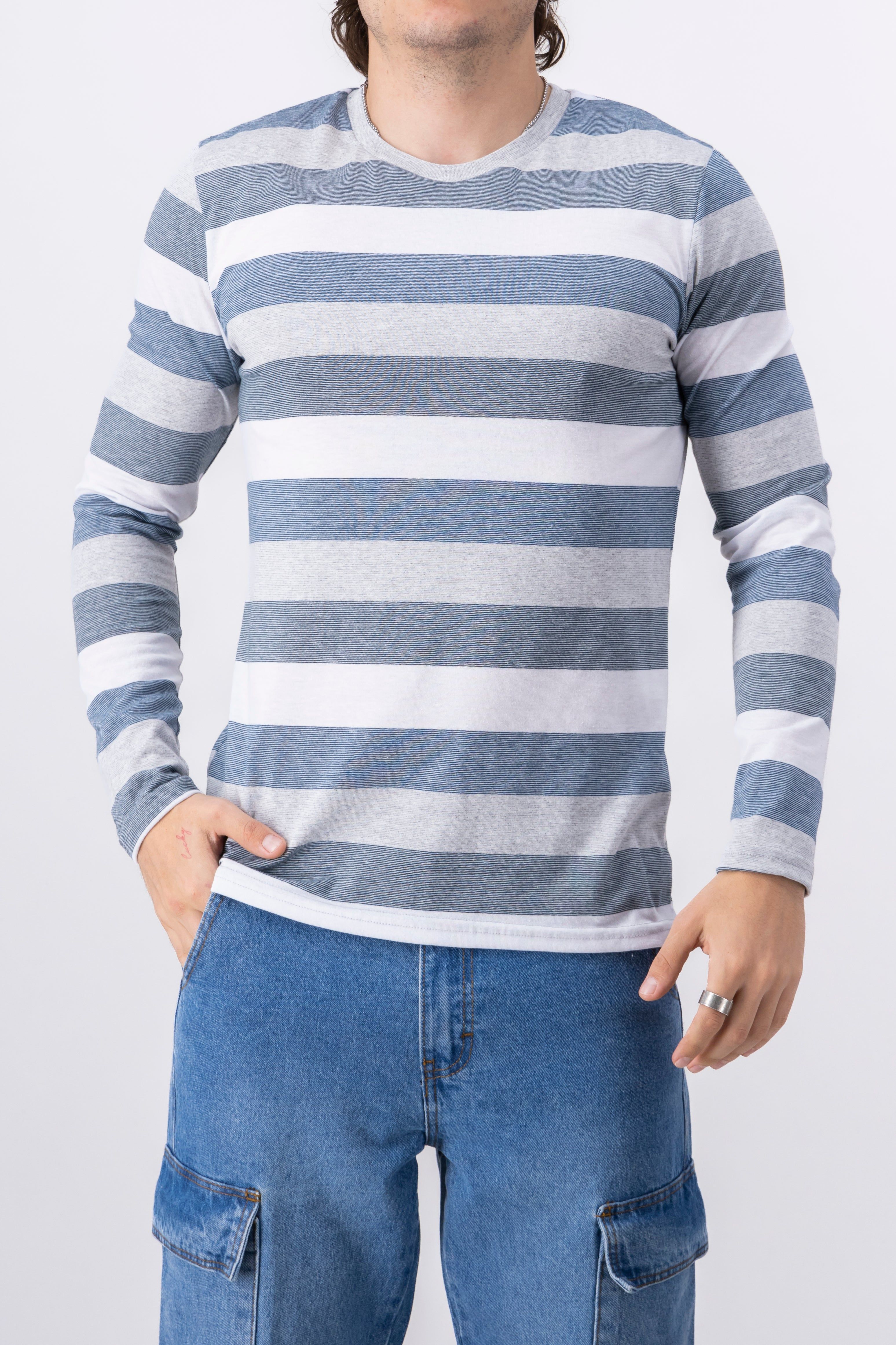 Playera manga larga rayas sold by Shasa