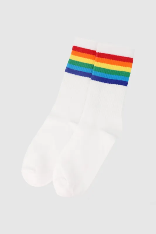 Sock PRIDE con rayas de color sold by Shasa