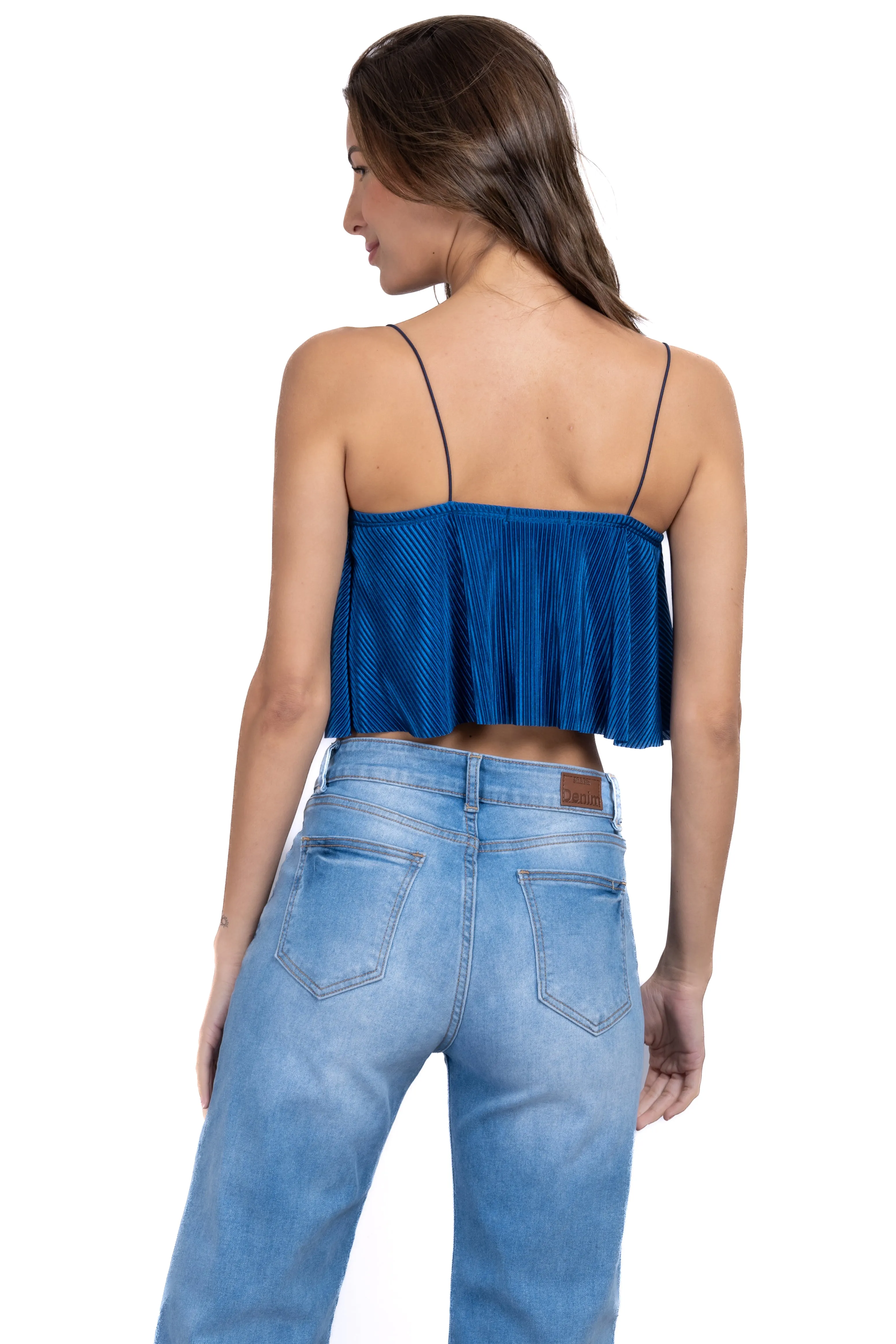 Top Crop Tejido Plisado Tirantes sold by Shasa product image thumbnail 4