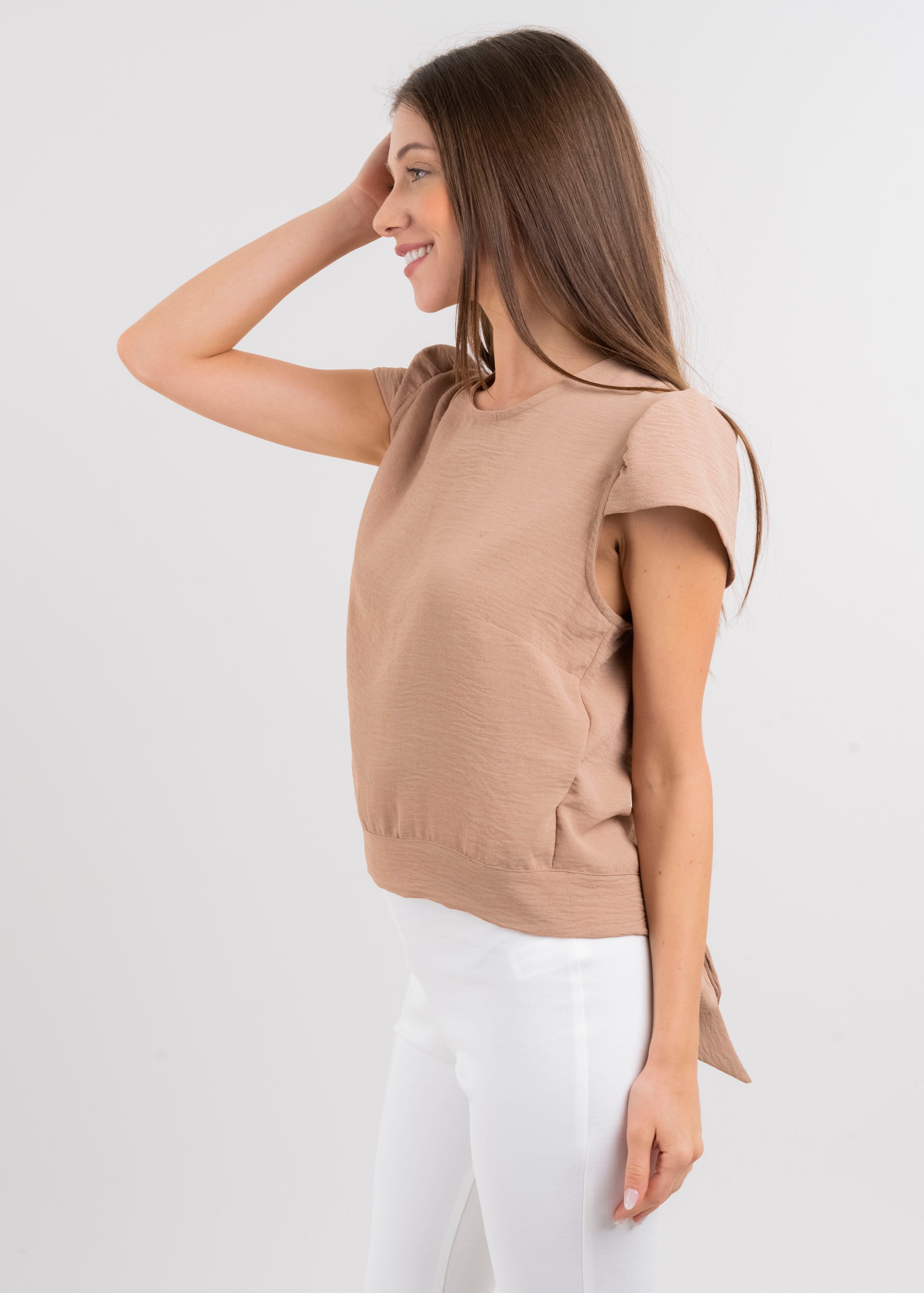 Blusa manga abullonada espalda abierta cinta sold by Shasa product image thumbnail 3