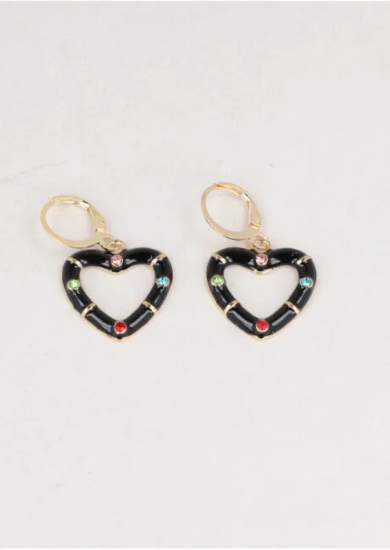 Arracadas Corazon Brillos sold by Shasa