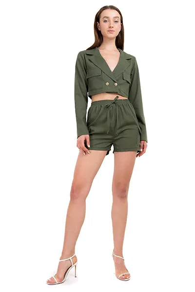 Short cargo cintura elástica sold by Shasa product image thumbnail 2