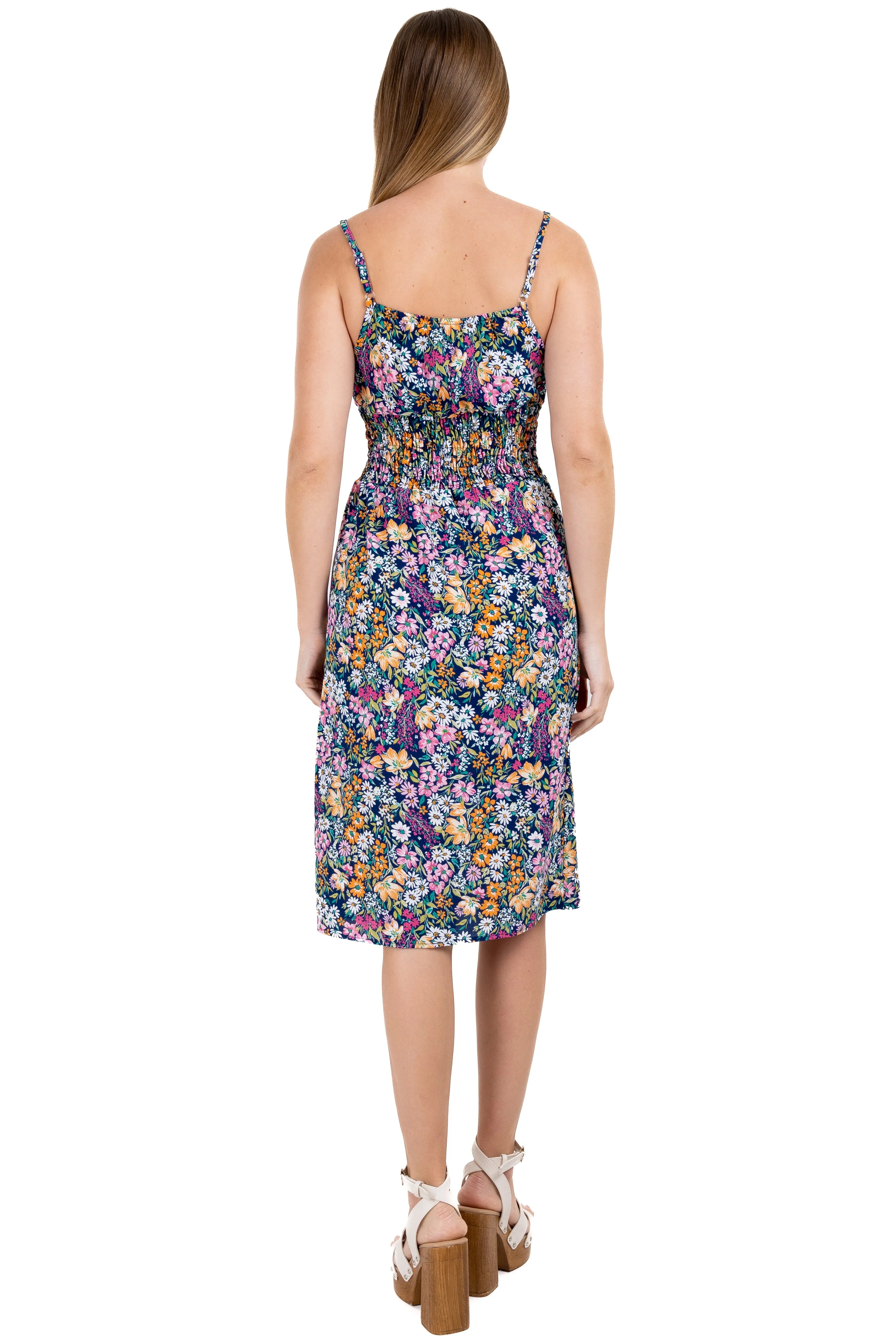 Vestido midi estampado flores sold by Shasa product image thumbnail 4