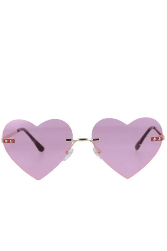 Lentes corazón mica oscura sold by Shasa