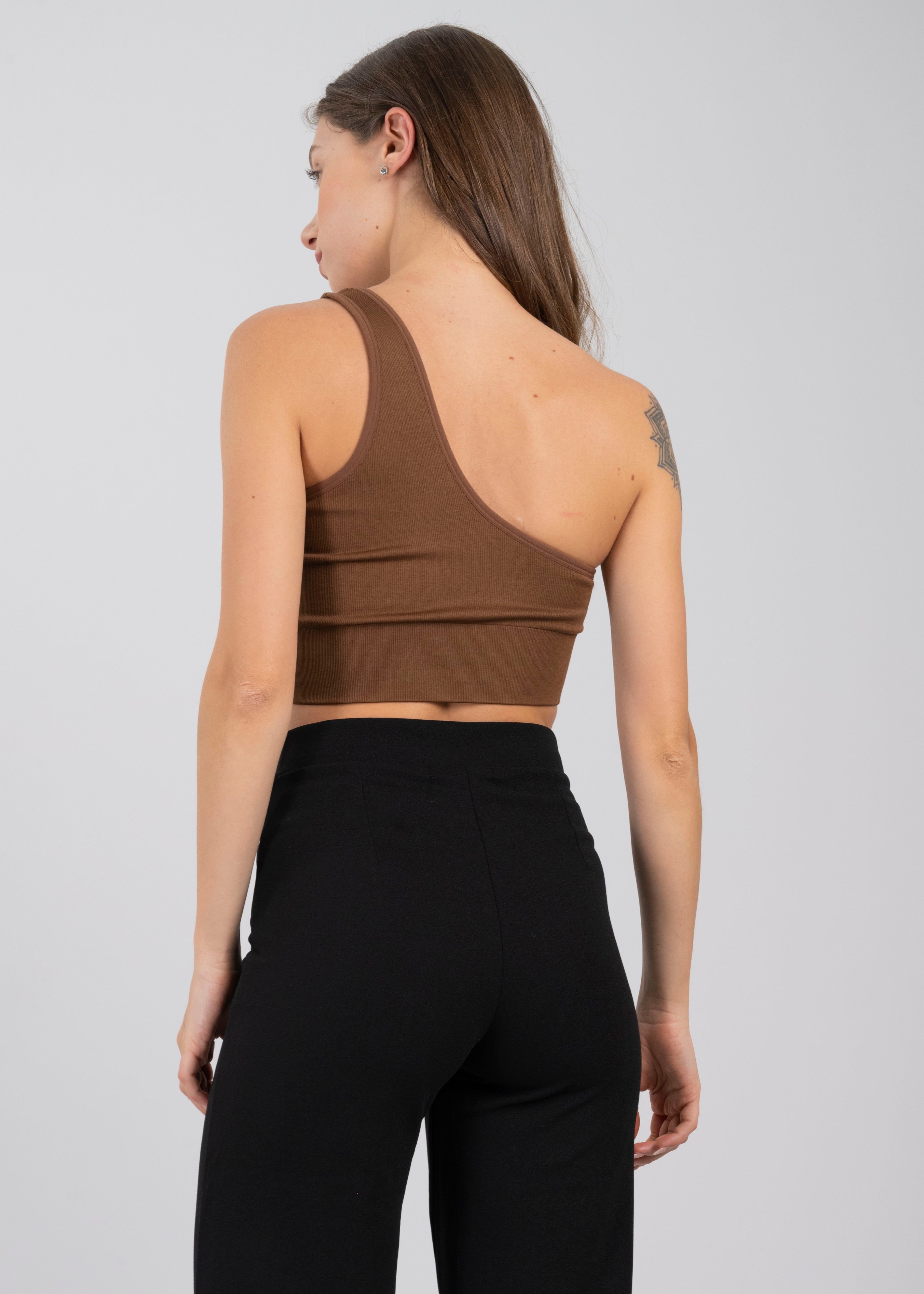 Top crop acanalado asimétrico sold by Shasa product image thumbnail 4