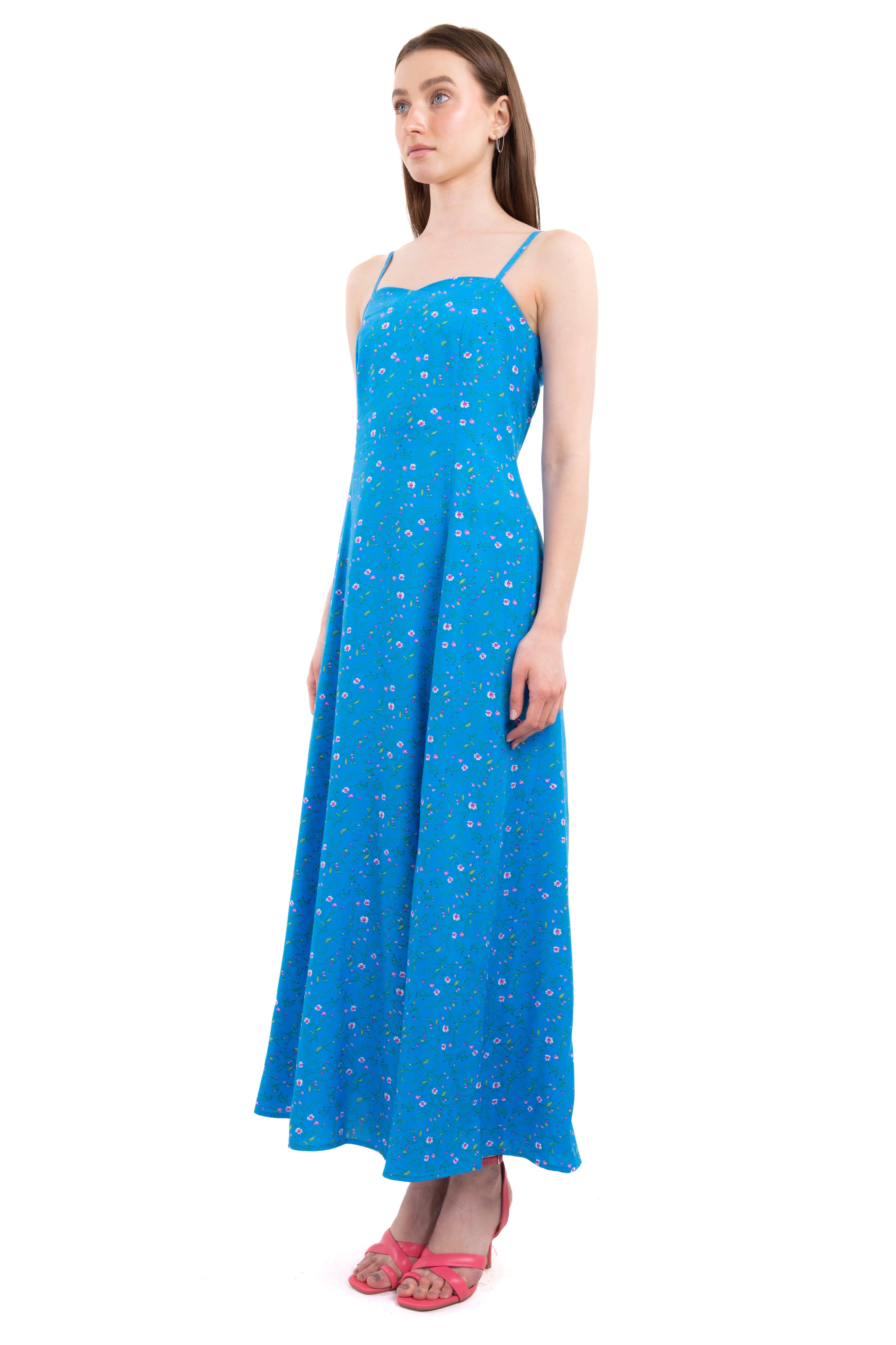 Vestido maxi tirantes flores sold by Shasa product image thumbnail 3