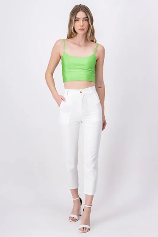 Pantalón Cintura Alta Bolsas sold by Shasa