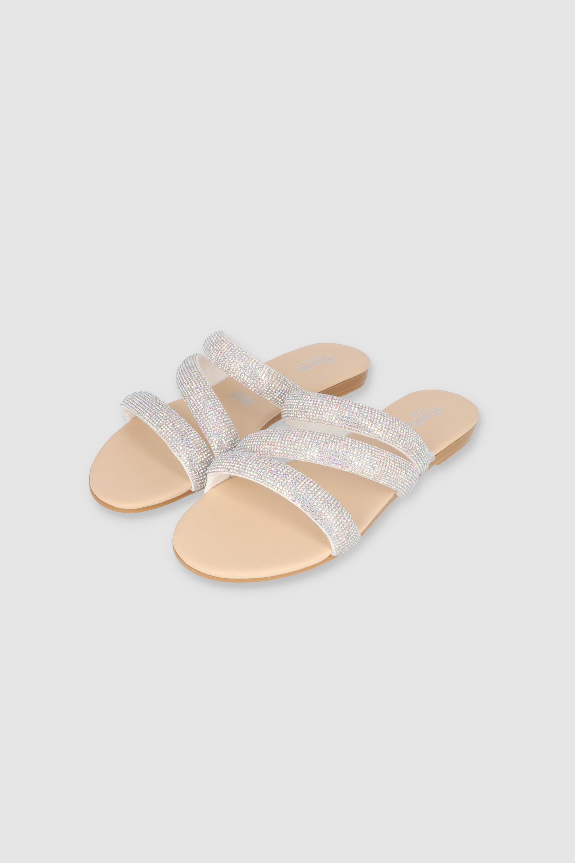 Sandalias Triple Tira Brillos sold by Shasa